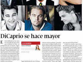 DiCaprio se hace mayor